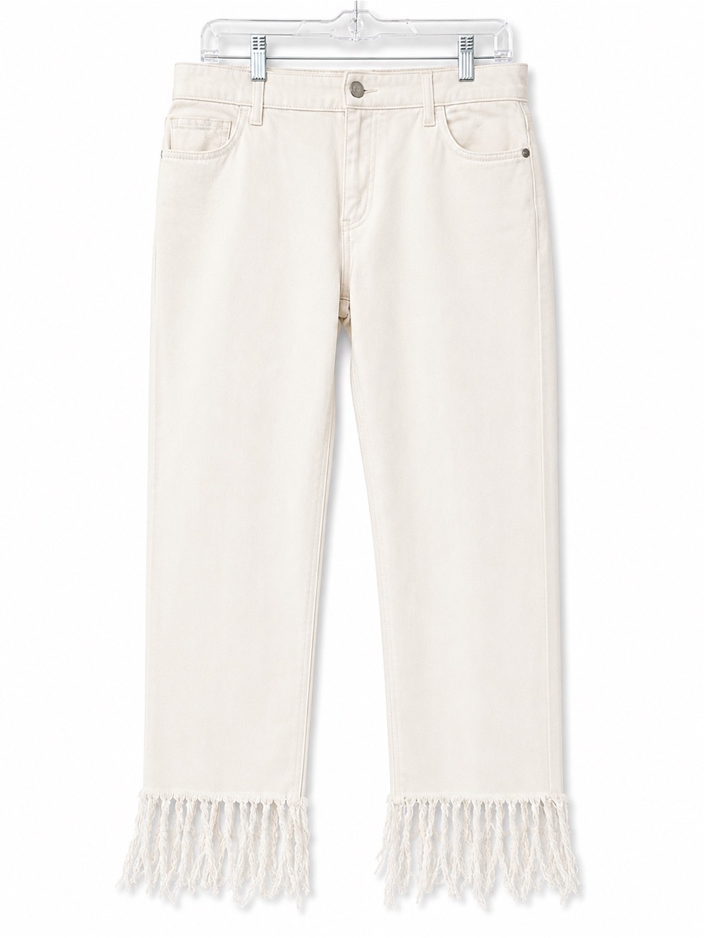 Anthropologie Pilcro and the Letterpress Hyphen Fringe Hem Jeans
